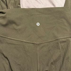 Lululemon 25” dark olive align leggings